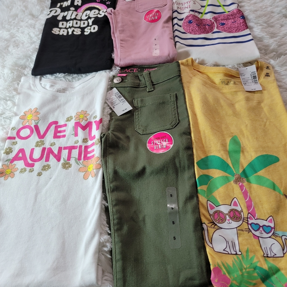 Children's Place Girls Bundle of 6 size 5 - Picture 12 of 12